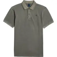 G-Star Raw Herren Polos & T-Shirts Dunda Overdyed Slim Polo S - Groen - Größe S