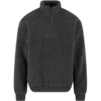 Karl kani Sweater "KK Metal Signature Teddy Troyer", Herren, Gr. M, grau, 100% Polyester, Sweatshirts Sweater