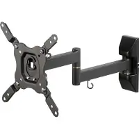 Vivanco TV Wandhalter voll beweglich, neig- und schwenkbar für Bildschirme bis 109 cm / 43'', VESA 2 (37979)