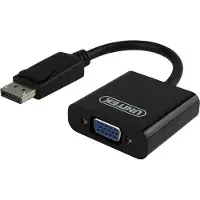 UNITEK Adapteris AV DisplayPort - D-Sub (VGA) schwarz (Y5118E)
