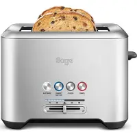 Sage Toaster BTA720 2-Schlitz Edelstahl 1000W mit Auftau- und Stoppfunktion