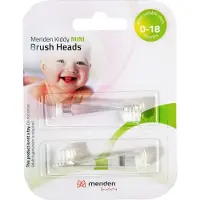 Meriden Ersatzbürsten Kiddy für Baby Kinder Elektrische Aufsteckbürsten 2 Stück
