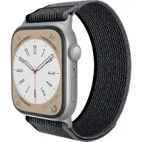 JCPAL FlexLoop Apple Watch Band for Apple Watch 1st-9th gen, SE 1-2nd gen (38/40/41mm), S10 (42mm) - Black