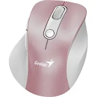 Genius Ergo 9000S Pro/Ergonomická/Optická/Pro praváky/2 400 DPI/USB+BT/Růžová