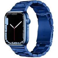 Forcell Strap F-DESIGN FA10 stainless steel strap for APPLE Watch 42 / 44 / 45 / 49 mm blue