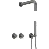 Deante Unterputz-duschset Mit Handbrause Mit Horizontaler Mischbatterie