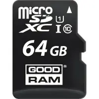 Goodram 64GB Micro SDXC Karte Class 10 UHS-1 + SD Adapter