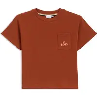 BOSS Loose-Fit Kids-T-Shirt aus Baumwolle mit gesticktem Artwork Grösse 102