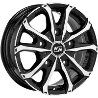 MSW Alufelge 48 Van 6.5X16 5X160 Et 60 Gloss Black Full Polished