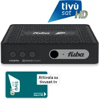 Fuba ODE718 Full HD Sat-Receiver inkl. aktiver TiVuSat-Karte