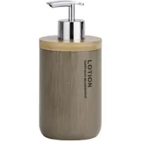 Wenko Seifenspender »Palo«, Bambus/Polyresin, taupe - beige