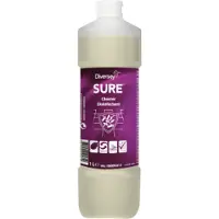 Diversey Reng?ring/desinfektion SURE Cleaner Desinfectant u farve/parfume 1 ltr,1 ltr/fl