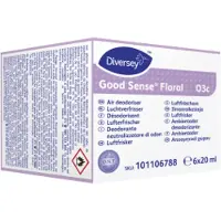 Diversey Good Sense Floral, Duftpatrone für das Good Sense Lufterfrischersystem | Packung (6 Stück)