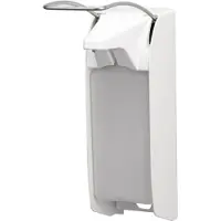 Ophardt hygiene Kiehl Ophardt ingo-man plus IMP TLS E/24 1000 ml Seifen- und Desinfektionsmittelspender, Edelstahl, langer Bedienhebel, für KIEHL-Rechteckflaschen (Euroformat), mit digitalem Hubzähler | Packung (1 St