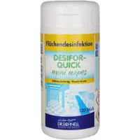 DR. SCHNELL GmbH & Co. KGaA Flächendesinfektionstücher Desifor Quick Mini Wipes DRS00164 , 1 Dose = 120 Tücher