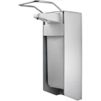 TEMDEX Desinfektionsmittelspender & Seifenspender, Aluminium 119 598 , Mit kurzem Armhebel