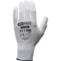 Ks Tools Mikro-Feinstrickhandschuhe Gr. 11 weiß