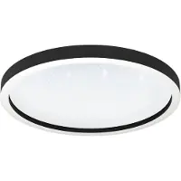 Eglo MONTEMORELOS-Z Wand-/Deckenleuchte Lampe Beleuchtung - H7 x Ø57 cm - schwarz - 34,5W inkl. - IP20