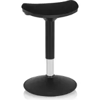 Hjh OFFICE BALANCE SIT I B - Arbeitsstuhl Arbeitshocker Schwarz