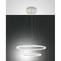 FABAS LUCE GIOTTO LED-Pendelleuchter 52W weiß 3508-45-102