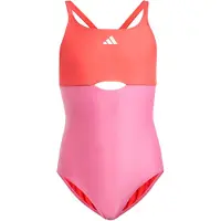 Adidas Mädchen Einteiler Badeanzug mit X-Rücken Colorblock
