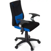 Hjh OFFICE KIDDY PRO AL - Kinderdrehstuhl Schwarz / Blau