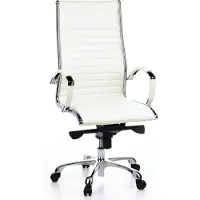 Hjh OFFICE PARMA 20 - Profi Chefsessel Cremeweiß