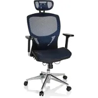 Hjh OFFICE VENUS ONE - High End Bürostuhl Blau
