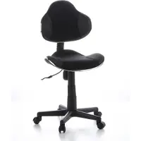 Hjh OFFICE KIDDY GTI-2 - Kinderdrehstuhl Grau / Schwarz