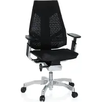 Hjh OFFICE GENIDIA - High End Bürostuhl Schwarz