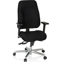 Hjh OFFICE ZENIT COMFORT - Profi Bürostuhl Schwarz