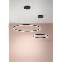 FABAS LUCE GIOTTO LED-Pendelleuchter 60W schwarz 3508-46-101