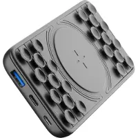 Cellularline OCTOPUS Wireless Power Bank 10000 - Power Delivery, 10000 mAh, Lithium Polymer (LiPo), Quick Charge 3.0, Kabelloses Aufladen, 3,7 V, 18 W