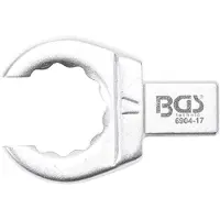 Bgs Einsteck-Ringschlüssel offen 17 mm Aufnahme 9 x 12 mm
