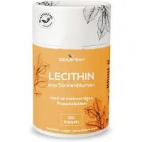 Sanutrition - Lecithin aus Sonnenblumen 600 mg 125 g Kapseln