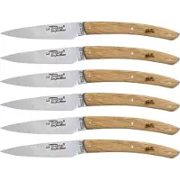 Laguiole Jean Dubost Messer Set 6 tlg., Eichenholz