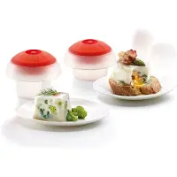 Lékué Mikrowellenzubehör Eierkocher Transparent (2er Set)