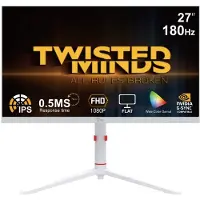 Twisted Minds - Arctic Pro Series 27" FHD - 180HZ 0.5MS Fast IPS HDMI 2.1 Gaming Monitor - White
