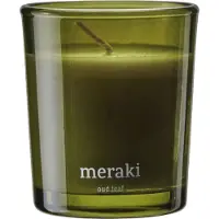 Meraki - Duftkerze, Oud leaf - Green - h: 7 cm, dia: 6 cm