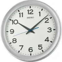 Seiko QXA835S Wanduhr Quarz Silberfarben Gut Ablesbar