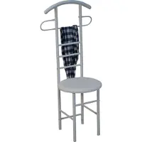 Inosign Herrendiener "TOPSELLER", weiß (weiß, weiß), B:53cm H:118cm T:47cm, MDF, Metall, Herrendiener, Herrendiener, Gesamthöhe: 118 cm, Sitzhöhe: 48 cm