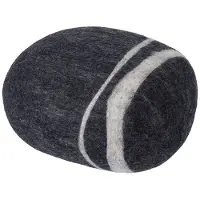 Myfelt - Kieselstein Pouf Hugo M, dunkelgrau meliert