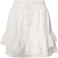 Pepe Jeans für Damen. PL901188 Elena kurzer Rock (XL), Weiß, Lässig, Baumwolle