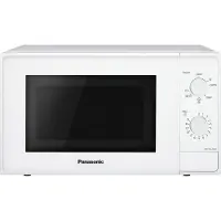 Panasonic NN-K10JW, Arbeitsplatte, Kombi-Mikrowelle, 20 l, 800 W, Drehregler, Weiß