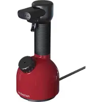 LauraStar IGGI Intense Red Tragbarer Dampfglätter – Kompakter Handsteamer zum Glätten & Auffrischen von Textilien, Für Reisen geeignet