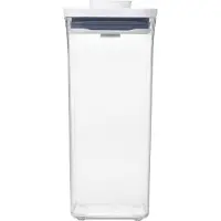 Oxo 11233900, Universalbehälter, 1,6 l, Transparent, Abnehmbarer Deckel, Quadratisch, 104,1 mm