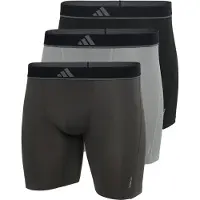 Adidas Boxershorts Active Micro Flex Eco Herren Black / Grey / Dark Grey (3er-Pack)-S