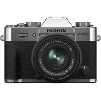 Fujifilm X -T30 II + 15-45mm, 26,1 MP, 9600 x 2160 Pixel, X-Trans CMOS 4, 4K Ultra HD, Touchscreen, Silber, Schwarz