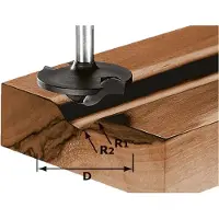 Festool Profilfräser HW D42 / 13 / R6 + R12