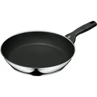 WMF Bratpfanne "CeraDur Profi" Cromargan Edelstahl Rostfrei 18/10 1 tlg. keramische Antihaftversiegelung, robuster mineralischer Aufbau
